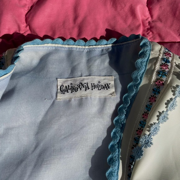 Vintage California Holiday skirt and vest set - Picture 3 of 4